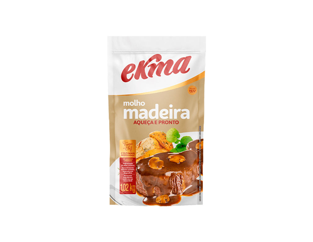 MOLHO MADEIRA EKMA 1,02 KG (CX 12 BAG)